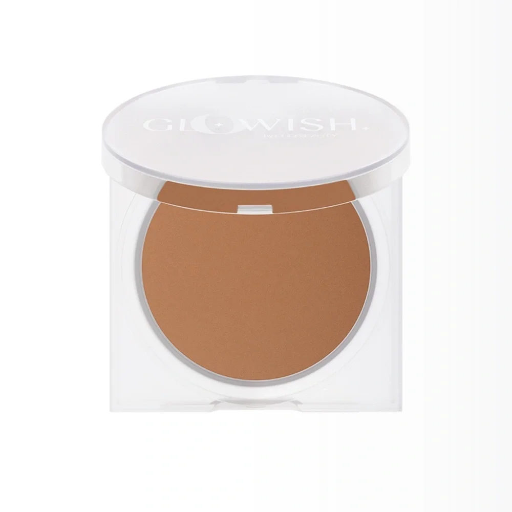 NWT HUDA BEAUTY GloWish Luminous Pressed Powder IN TAN 08 - Picture 1 of 5